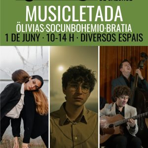 Cartell Musicletada 2025 dels Festivals de música de Calonge